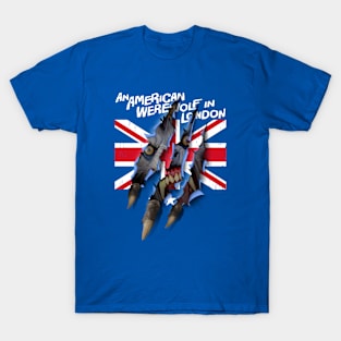 AN AMERICAN WEREWOLF IN LONDON - Union Jack Rips T-Shirt